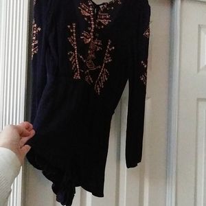 L' ATISTE long sleeve thin romper